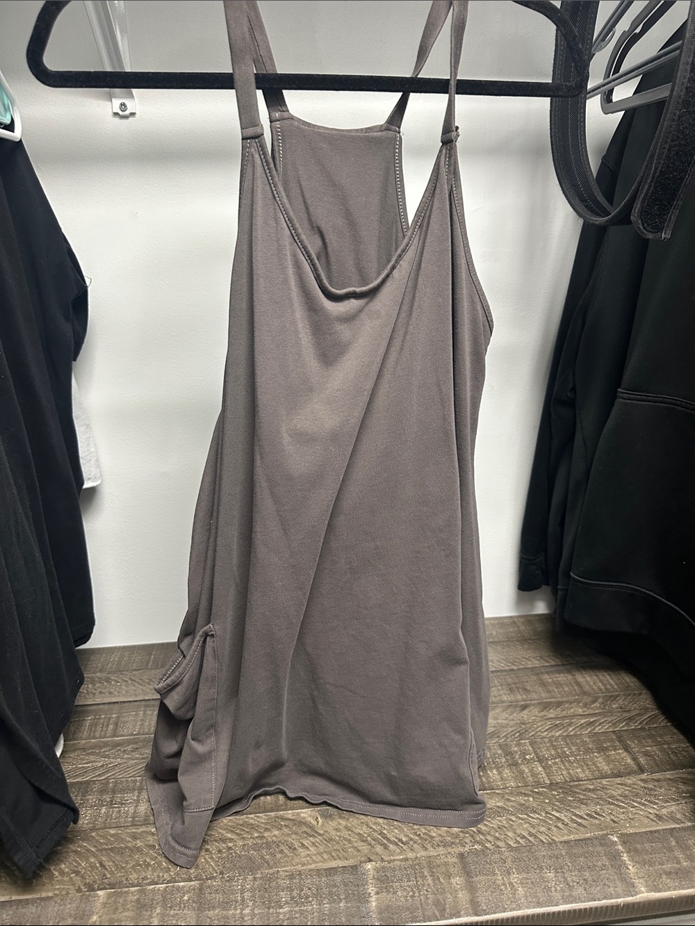 Women’s Gray Sleeveless Tank Dress